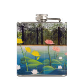 Henri Rousseau - De Flamingoes Heupfles (Achterkant)