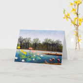 Henri Rousseau - De Flamingoes Kaart (Gele Bloem)