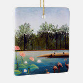Henri Rousseau - De Flamingoes Keramisch Ornament (Rechts)