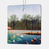 Henri Rousseau - De Flamingoes Keramisch Ornament (Links)
