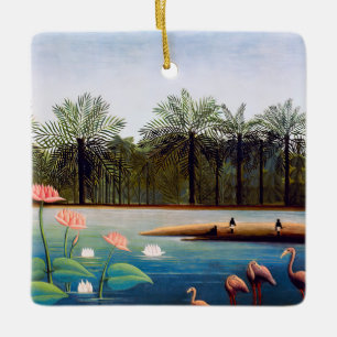 Henri Rousseau - De Flamingoes Keramisch Ornament