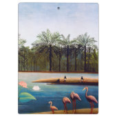 Henri Rousseau - De Flamingoes Klembord (Achterkant)