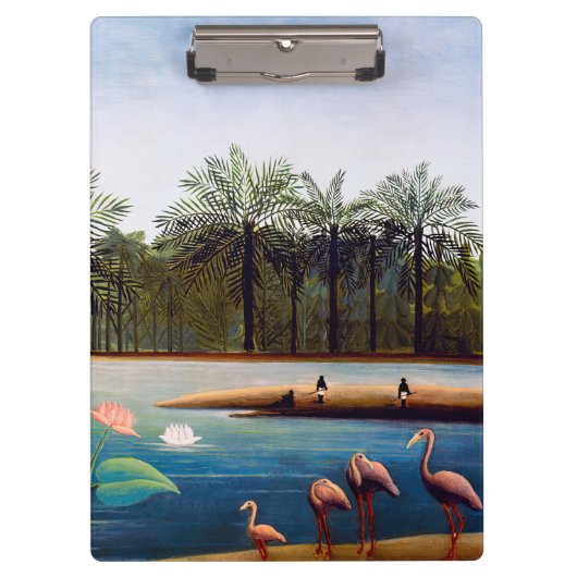 Henri Rousseau - De Flamingoes Klembord (Voorkant)