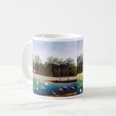 Henri Rousseau - De Flamingoes Koffiemok (Voorkant links)