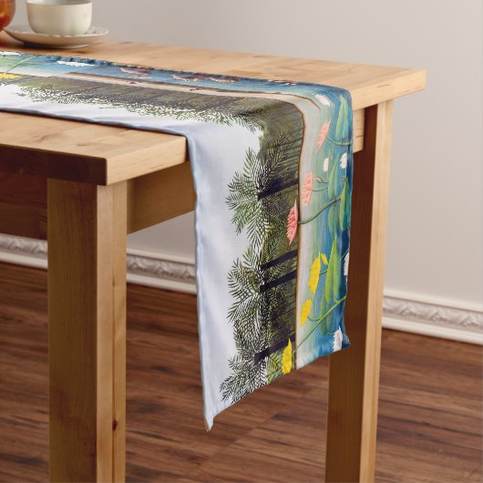 Henri Rousseau - De Flamingoes Korte Tafelloper (Voorbeeld)