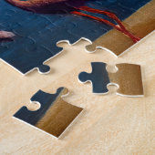 Henri Rousseau - De Flamingoes Legpuzzel (Zijkant)