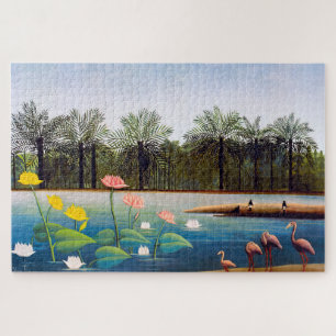 Henri Rousseau - De Flamingoes Legpuzzel