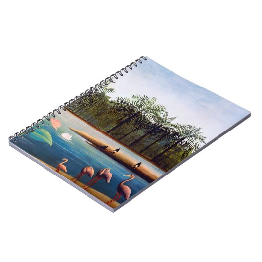 Henri Rousseau - De Flamingoes Notitieboek (Linkerzijde)