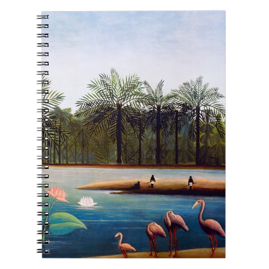 Henri Rousseau - De Flamingoes Notitieboek (Voorkant)