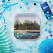 Henri Rousseau - De Flamingoes Papieren Bordje (Feest)