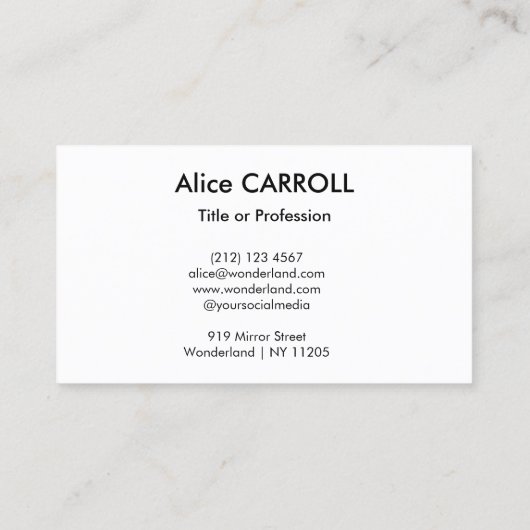 Henri Rousseau - De Flamingoes - QR-code Visitekaartje (Achterkant)