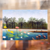 Henri Rousseau - De Flamingoes Raamsticker (Vel 2)