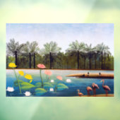 Henri Rousseau - De Flamingoes Raamsticker (Vel 3)