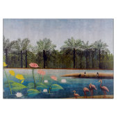 Henri Rousseau - De Flamingoes Snijplank (Voorkant)