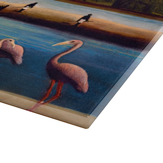 Henri Rousseau - De Flamingoes Snijplank (Hoek)