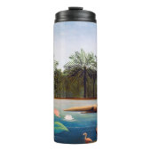 Henri Rousseau - De Flamingoes Thermosbeker (Voorkant)