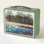 Henri Rousseau - De Flamingo's (Achterkant)