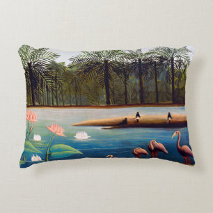 Henri Rousseau - De Flamingo's Accent Kussen