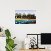 Henri Rousseau - De Flamingo's Poster (Thuiskantoor)