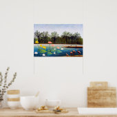 Henri Rousseau - De Flamingo's Poster (Keuken)