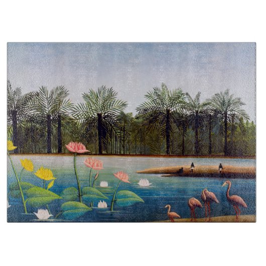 Henri Rousseau - De Flamingo's Snijplank (Voorkant)