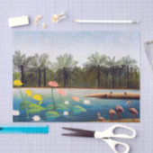 Henri Rousseau - De Flamingo's Tissuepapier (Craft)
