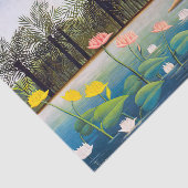 Henri Rousseau - De Flamingo's Tissuepapier (Detail)