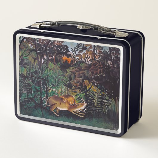 Henri Rousseau - De Hongaarse Leeuw (Achterkant)