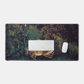 Henri Rousseau - De Hongaarse Leeuw Bureaumat (Keyboard & Muis)