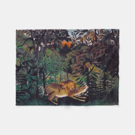 Henri Rousseau - De Hongaarse Leeuw Fleece Deken