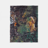 Henri Rousseau - De Hongaarse Leeuw Fleece Deken (Voorkant)