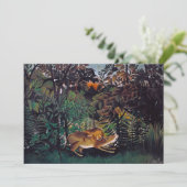 Henri Rousseau - De Hongaarse Leeuw Kaart (Staand voorkant)