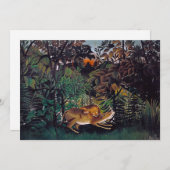 Henri Rousseau - De Hongaarse Leeuw Kaart (Voorkant / Achterkant)