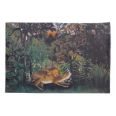 Henri Rousseau - De Hongaarse Leeuw Kussensloop (Achterkant)