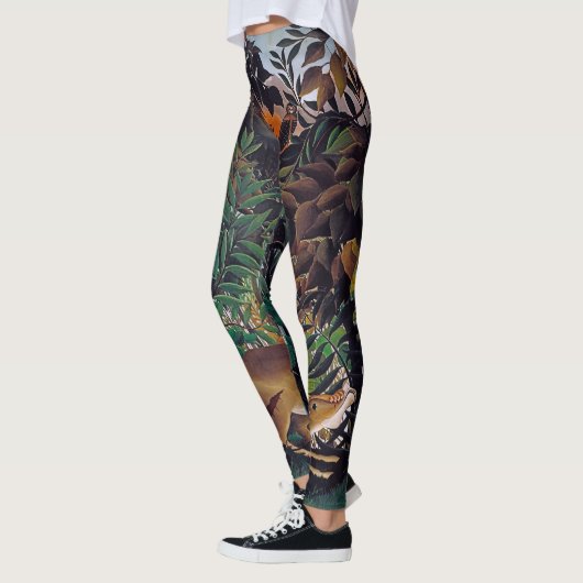 Henri Rousseau - De Hongaarse Leeuw Leggings (Links)