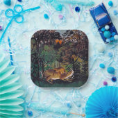 Henri Rousseau - De Hongaarse Leeuw Papieren Bordje (Feest)