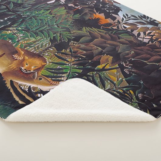 Henri Rousseau - De Hongaarse Leeuw Sherpa Deken (3/4)