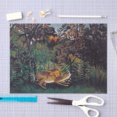 Henri Rousseau - De Hongaarse Leeuw Tissuepapier (Craft)