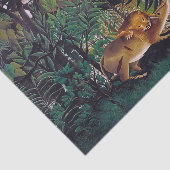 Henri Rousseau - De Hongaarse Leeuw Tissuepapier (Detail)