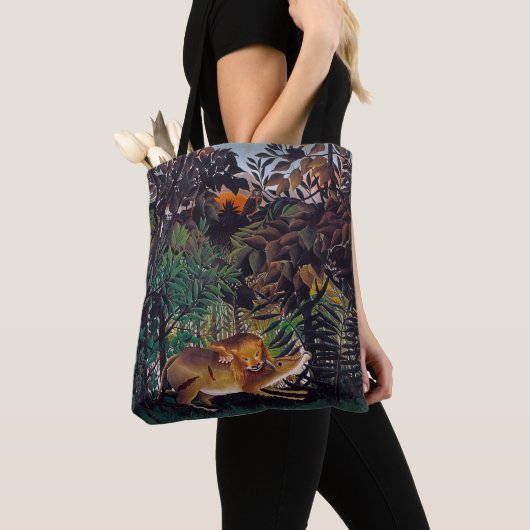 Henri Rousseau - De Hongaarse Leeuw Tote Bag (Dichtbij)