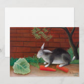 Henri Rousseau - De maaltijd van het konijn Bedankkaart (Voorkant / Achterkant)