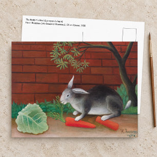 Henri Rousseau - De maaltijd van het konijn Briefkaart