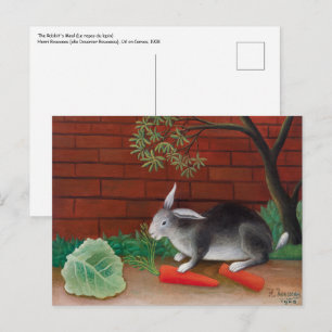 Henri Rousseau - De maaltijd van het konijn Briefkaart