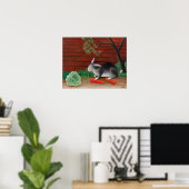 Henri Rousseau - De maaltijd van het konijn Poster (Thuiskantoor)