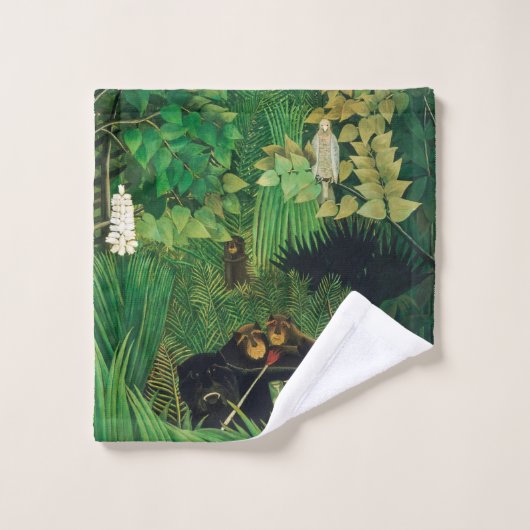 Henri Rousseau - De Merry Jesters Bad Handdoek (Wasdoekje)