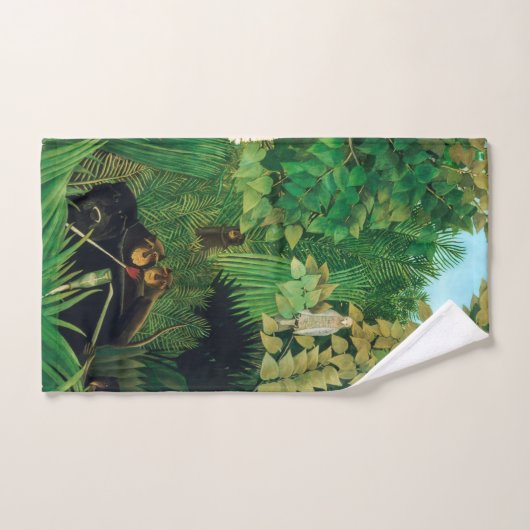 Henri Rousseau - De Merry Jesters Bad Handdoek (Handdoek)