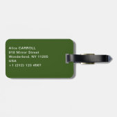 Henri Rousseau - De Merry Jesters Bagagelabel (Achterkant horizontaal)