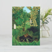 Henri Rousseau - De Merry Jesters Bedankkaart (Staand voorkant)