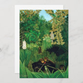 Henri Rousseau - De Merry Jesters Kaart (Voorkant / Achterkant)