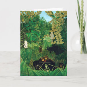 Henri Rousseau - De Merry Jesters Kaart